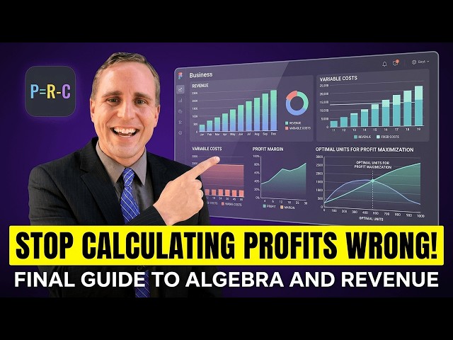 How to Maximize Business Profit with Algebra | Step-by-Step