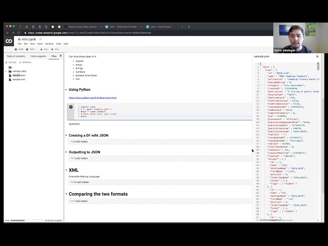 JSON & XML with Python - Data Science M2S16 [2019-04-11]