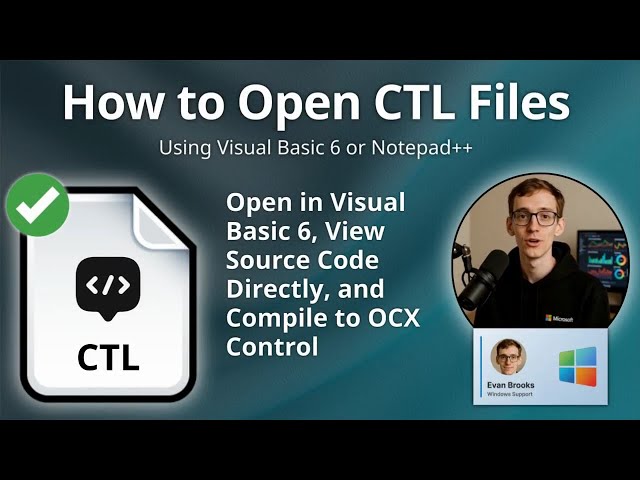 CTL File Extension: Visual Basic UserControl Object Files Explained
