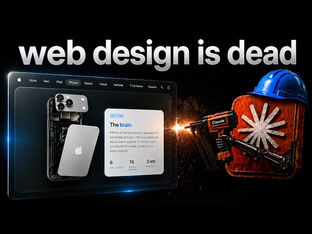I told Claude to build me a $10K website (it took 30 minutes)