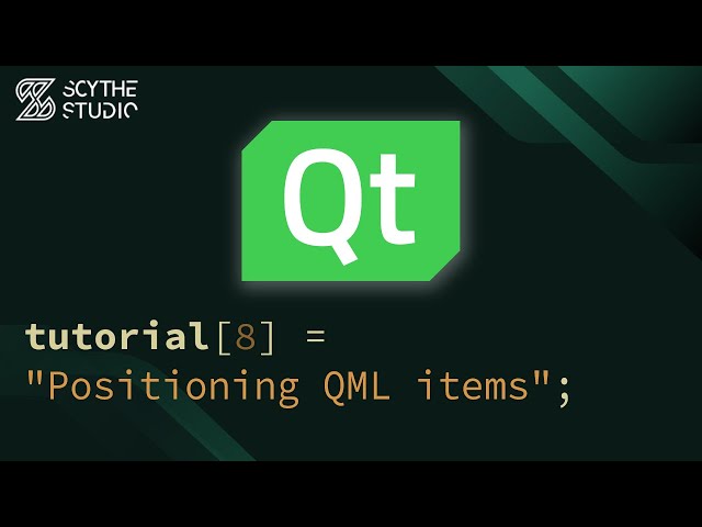 Qt Quick: Positioners and Layouts in QML | Qt QML Tutorial #8 | Somco Software