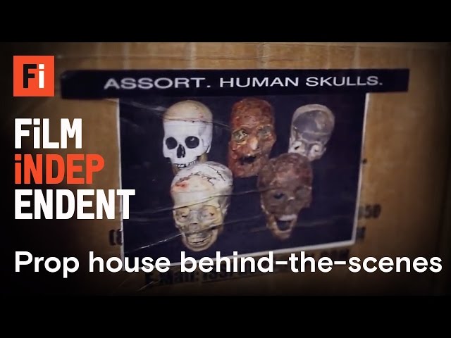 Guns, sharks and fake beer - behind the scenes at ISS prop house