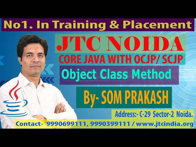 Object Class Methods in java  With Examples