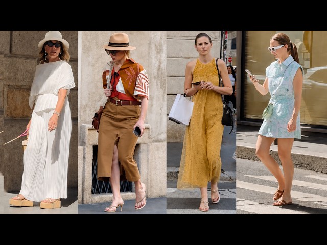 ITALIAN ELEGANCE WOMEN’S SUMMER STYLE 2026 STUNNING DRESSES, ELEGANT LOOKS & MILAN STREET FASHION