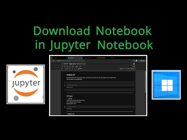 Download Notebook | Jupyter Notebook Tutorial (2026) | Step-by-Step Guide