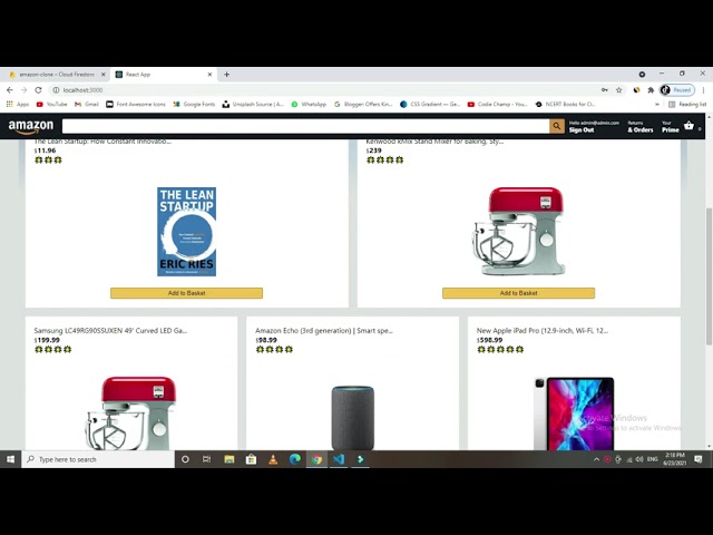 Build Amazon clone | React js | Firebase | Reudx | Serverless Function
