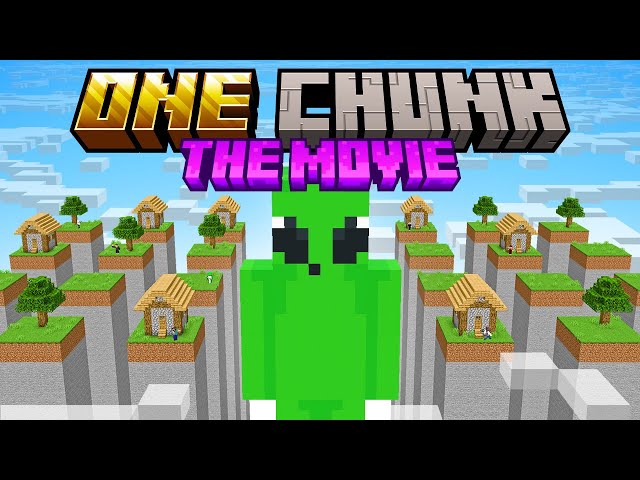 Minecraft But I Join ONE CHUNK CIVILIZATION [FULL MOVIE]