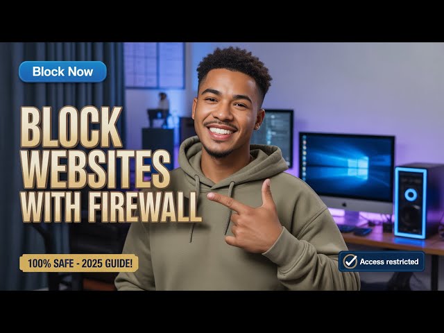 How to Block Any Website or Domain Using Windows Firewall (2025 Guide)