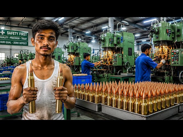 How Bullets Are Made | Complete Manufacturing Process Inside Local Factory |