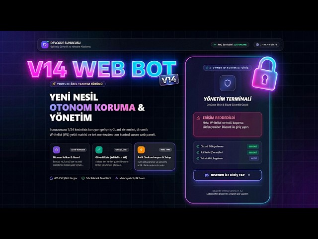 DİSCORD V14 WEB PRİV BOT #discord #devcode