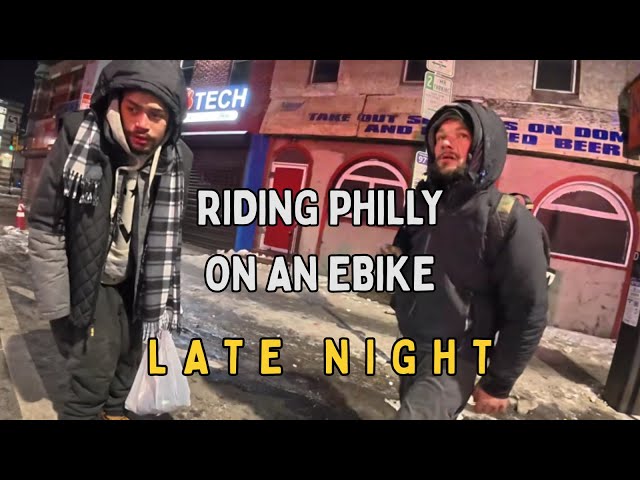 Riding Philly on an Ebike Late Night The Streets of Kensington