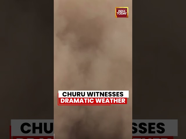 Churu Weather Shock: Blinding Dust Storm Hits City | Rajasthan | Storm | Weather | Viral Video