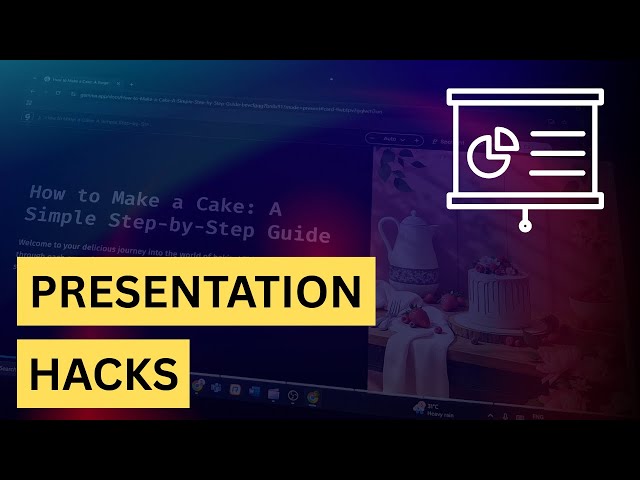 How to Make Presentation with Just One TEXT⚡