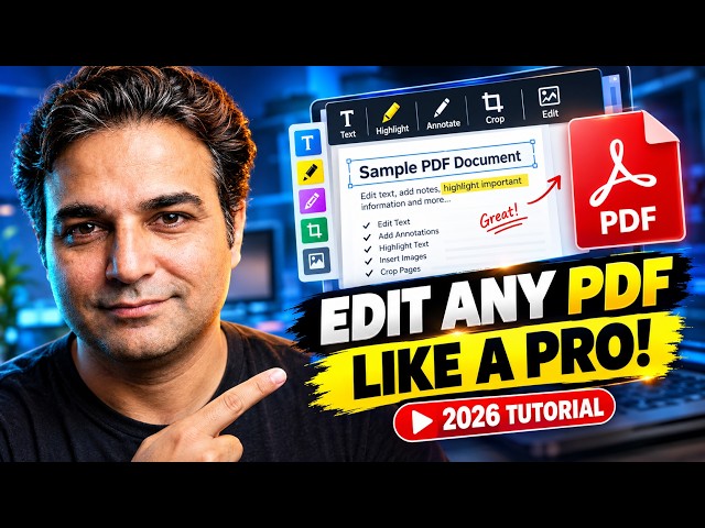 Edit Any PDF Like a PRO! Nitro PDF Complete Tutorial 2026