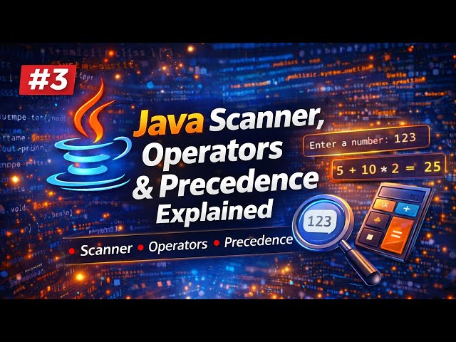Java Scanner, Operators & Precedence Explained