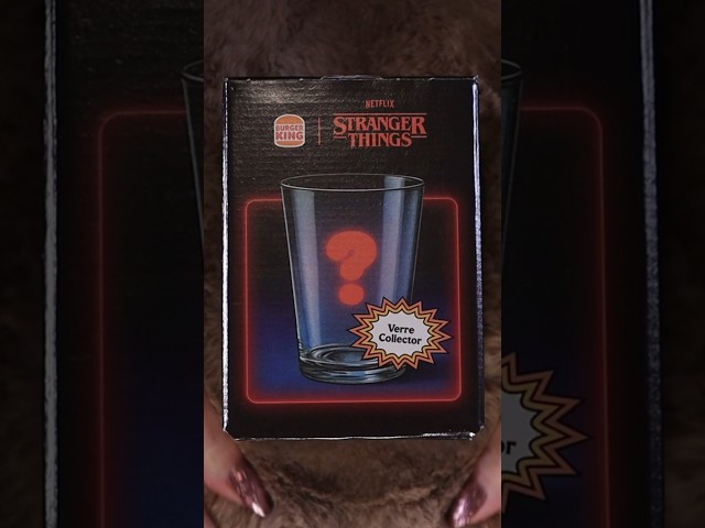 ASMR Stranger Things Mystery Glass Unboxing (🎧 soft spoken, tapping, tracing) #strangerthings