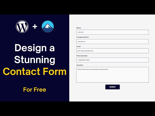 Contact Form 7 WordPress Tutorial | Step-by-step HTML & CSS Guide for Beginners!