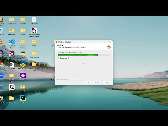 الدرس الثاني: تثبيت برنامج Orange Data Mining 