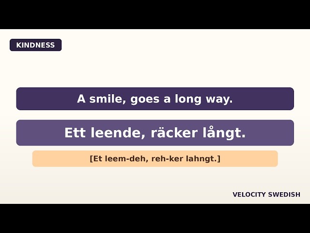 Learn Swedish in 10 Minutes | Kindness Phrases Every Beginner NEEDS to Know! (Vänlighet)