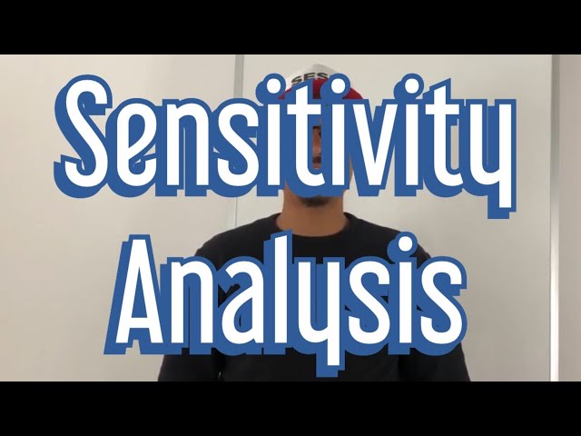 Sensitivity Analysis - A Level Business Revision