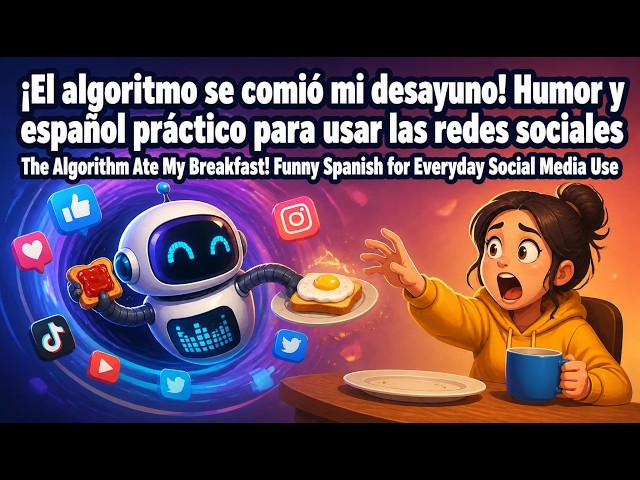 The Algorithm Ate My Breakfast! Funny Spanish for Everyday Social Media Use