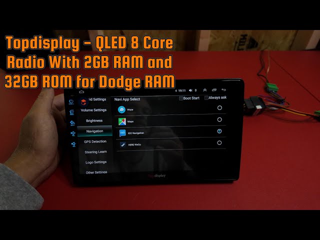 BEST Android Radio Upgrade for 2006-2008 Dodge Ram Truck. Topdisplay - QLED 8 Core Radio.