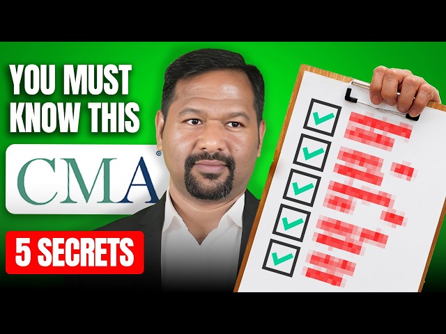 CMA USA Course Full Details 2024/2025 - Job Opportunities, Career Options, Exam, Salary, Syllabus