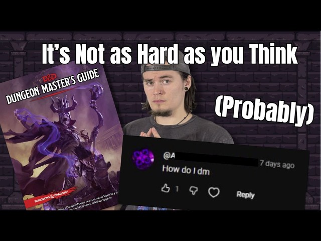 How 2 Dungeon Master 4 Dummies (DM TIPS)