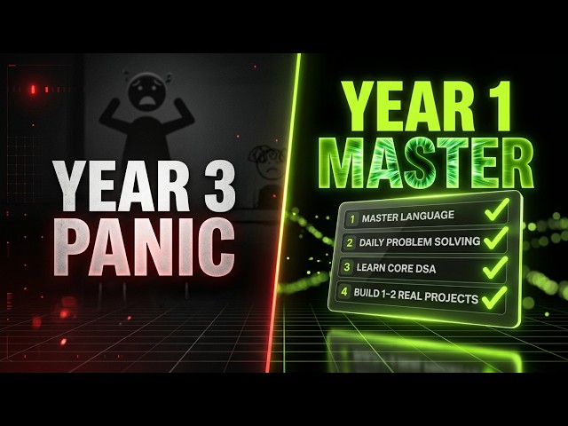 The Truth About 1st Year Coding (Don't Waste Your Engineering / BCA)