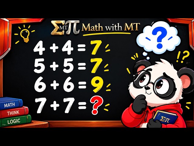 7 + 7 = ?  Mathematical Logic Sequence | How to Solve ? Math Logical Reasoning Test