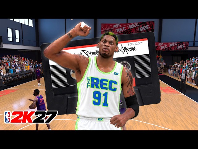 The ULTIMATE Dennis Rodman Tribute in THE REC (NBA 2K27)
