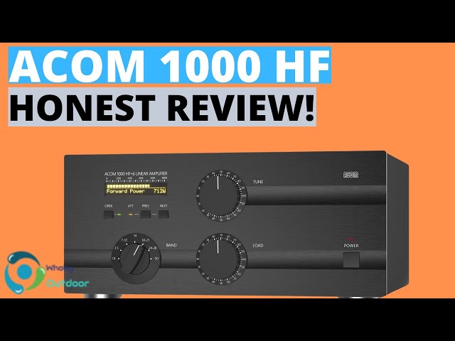 BEST VALUE HAM RADIO AMPLIFIER! ACOM 1000 HF Review!