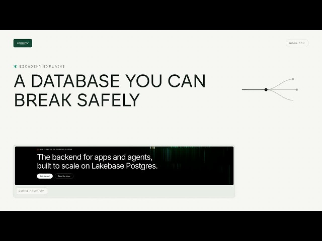 Neon explained: serverless Postgres you can break safely | EzCademy