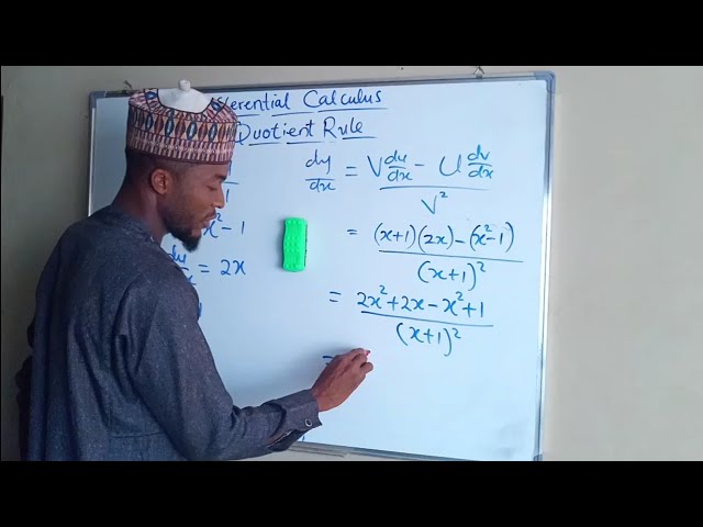Quotient Rule | Differential Calculus