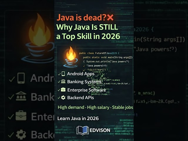 Is Java still worth learning in 2026?Short answer: YES. #java #javaprojects #javamagic #viral