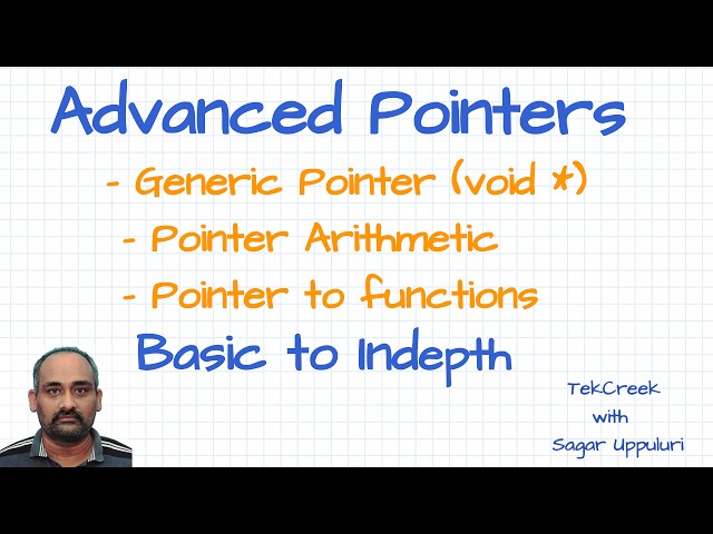 Advanced Pointers in C | Void Pointers, Pointer Arithmetic & Function Pointers
