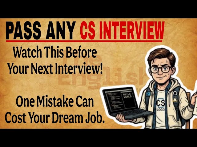Crack Any CS Interview 💻||Complete Placement Guide for Freshers🎯||Technical + HR Interview Tips
