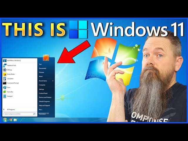 Hate Windows 11's New Look? (Make it look like Windows 7 Instead)