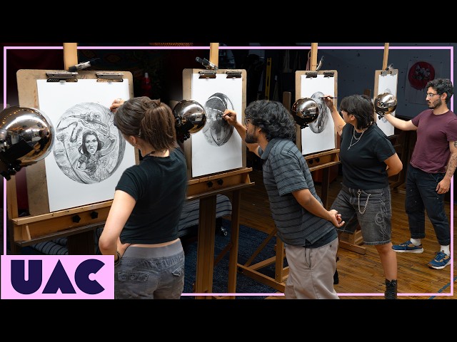 4 Pro Artists vs. Impossible Mirror Reflection