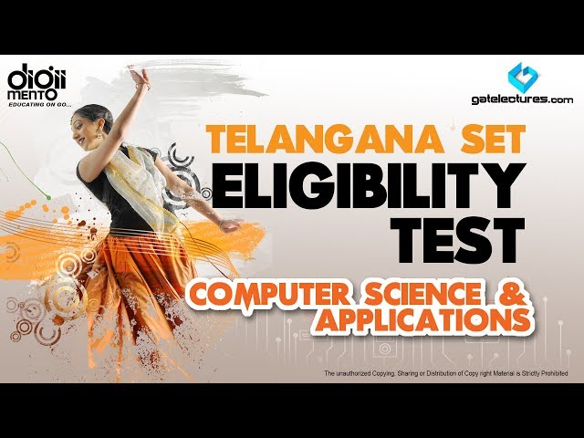 TSET Telengana State Eligibility Test 2018 Computer Science Paper 2 Solution Q8 to 16
