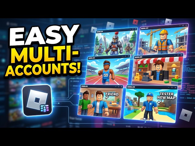 MULTI ROBLOX: How to Run Multiple Roblox Accounts at Once | Roblox Account Manager