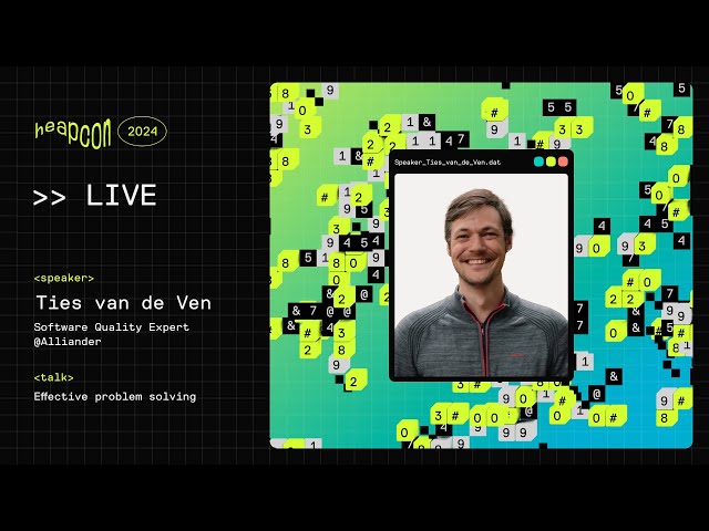 Ties van de Ven - Effective problem solving