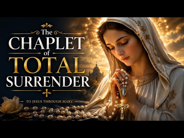 Jesus, I Surrender Everything to You | The Chaplet of Total Surrender (Prayer for Peace)