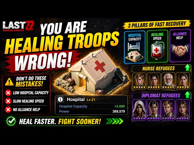 BIGGEST Healing MISTAKE Players do in Last Z Survival Shooter
