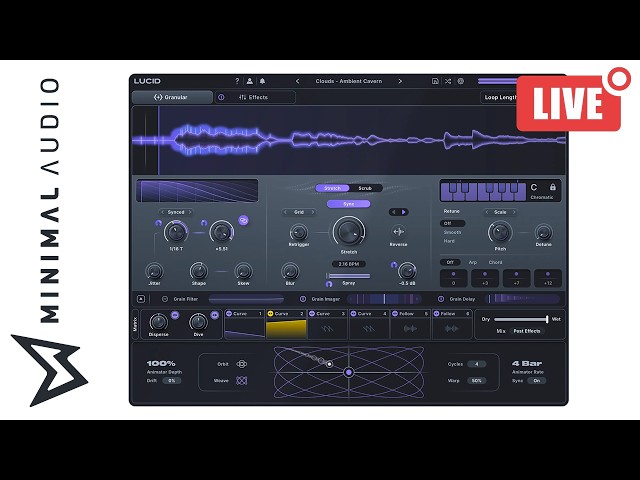 🔴LIVE | Lucid Granular FX by Minimal Audio  - Tune in to Win!