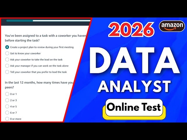Amazon ICQA Data Analyst Assessment Test 2026 | Updated Complete Amazon Interview Question & Answers
