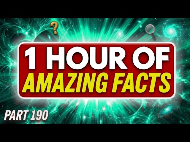 1 FULL HOUR of AMAZING FACTS That You Never IMAGINE🤯🕵️‍♂️