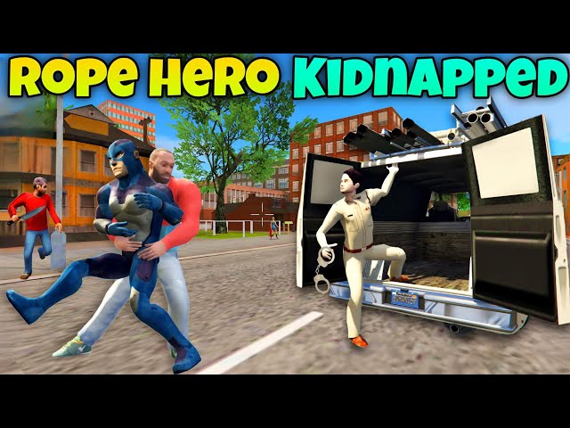 Rope Hero Kidnapped By Franklin | In New City | In Rope hero vice Town