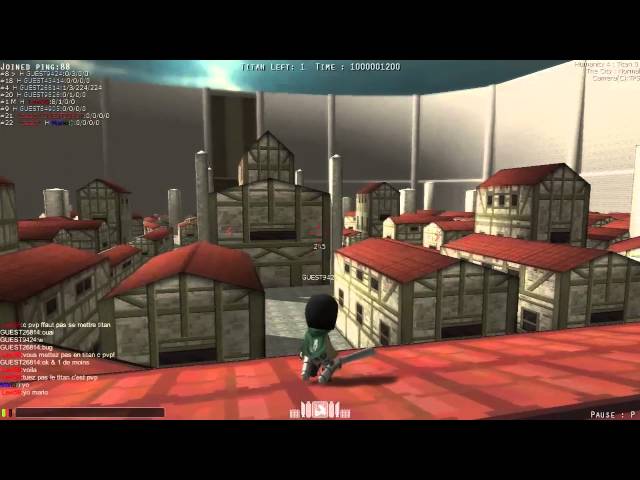 ATTACK ON TITAN FANMADE GAME // Mato a mi primer Titán?? // Parrot Pnis