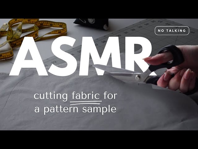 16 Minutes of Fabric Cutting — Crunchy, Crisp Cotton ASMR (no talking)